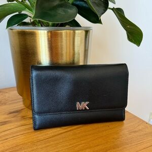 Michael Kors Jet Set Large Trifold Leather Women's Wallet
